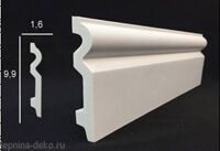 Напольный плинтус из полиуретана AD401 Perfect